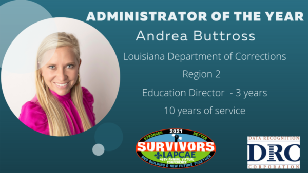 administrator of the year andrea buttross