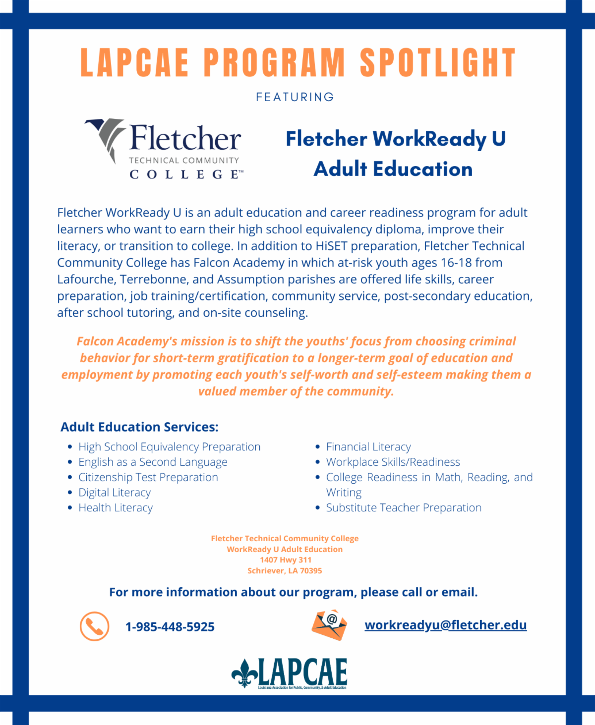 Fletcher Technical Community College program spotlight